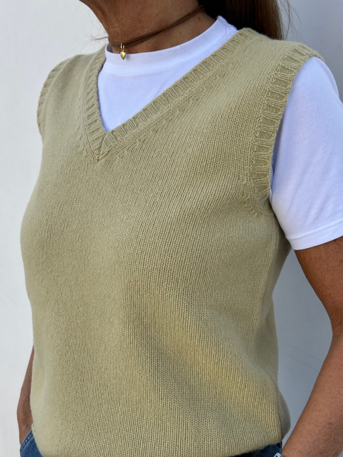 GILET LANA DONNA FIENO GILTDL FIENO CASA DEL BIANCO