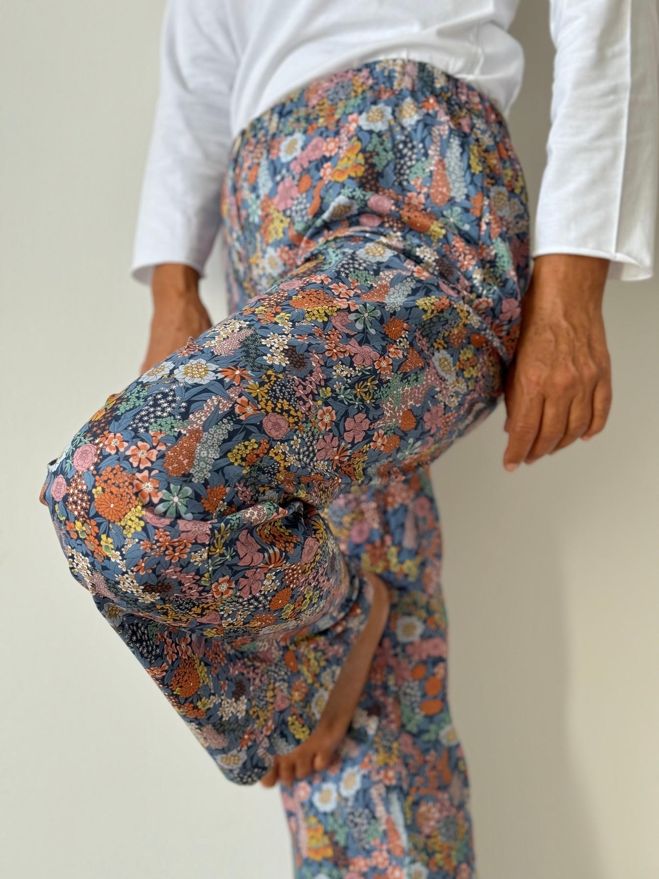 PANTALONI LIBERTY DONNA "CIARA" PDLIB CIARAFBLU SILVIA SCALMANA