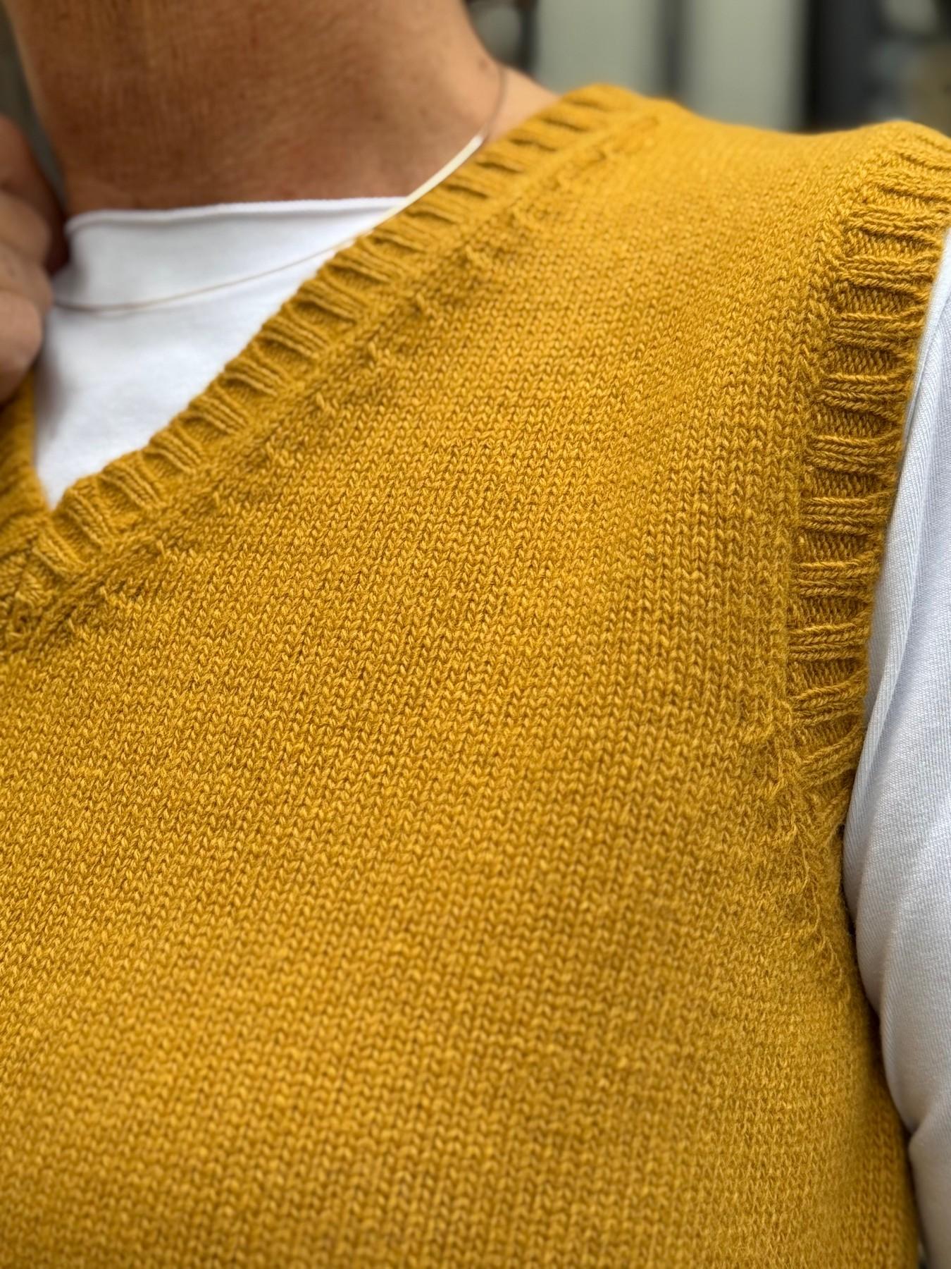 GILET DONNA IN LANA "ORO"