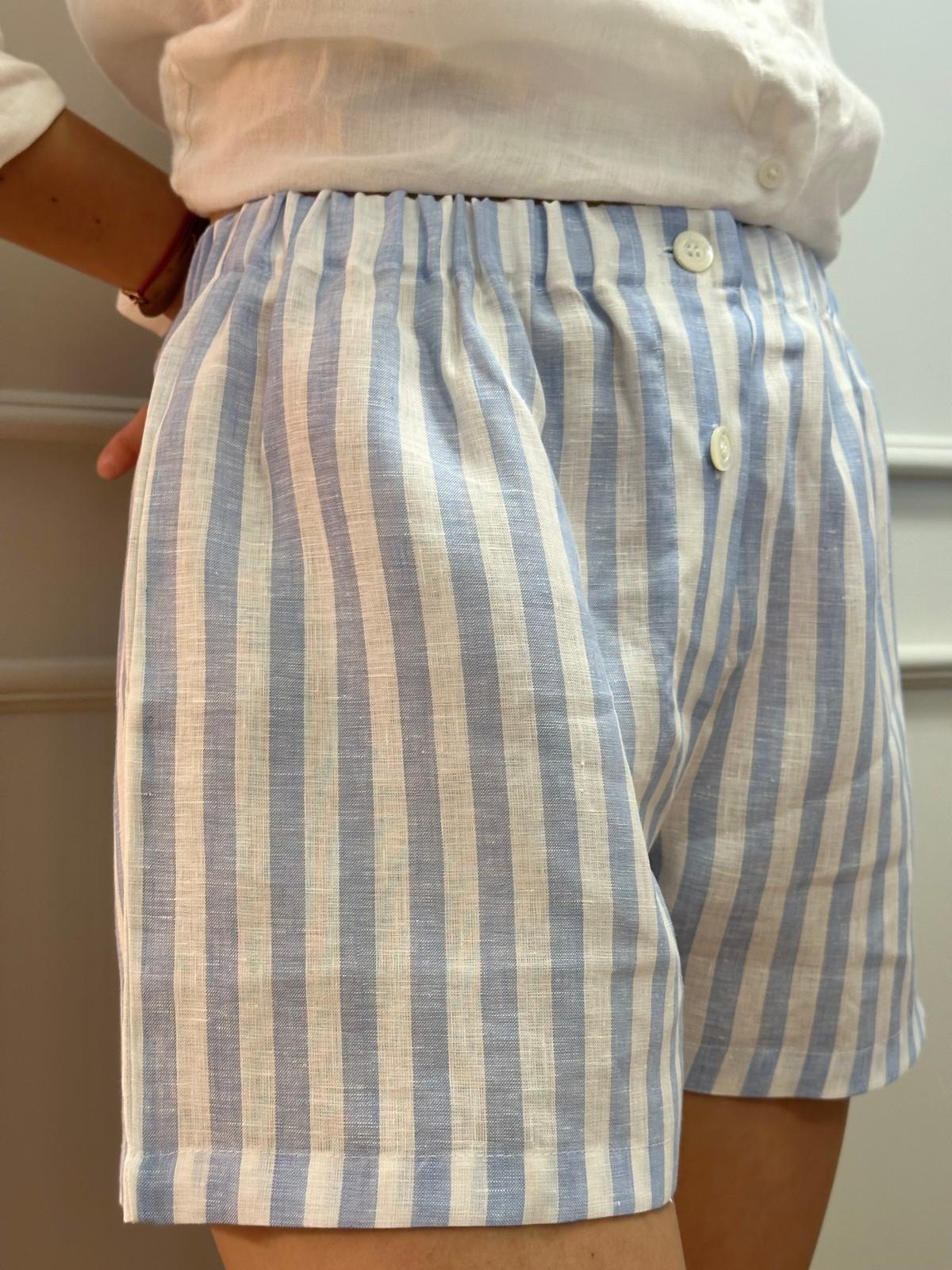 SHORTS DONNA LINO TAGLIATELLA AZZURRA SHDITAG AZZ SILVIA SCALMANA