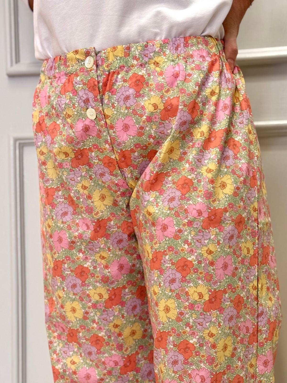 PANTALONI LIBERTY DONNA "MEADOW SONG" PADL MEADOWSONG SILVIA SCALMANA