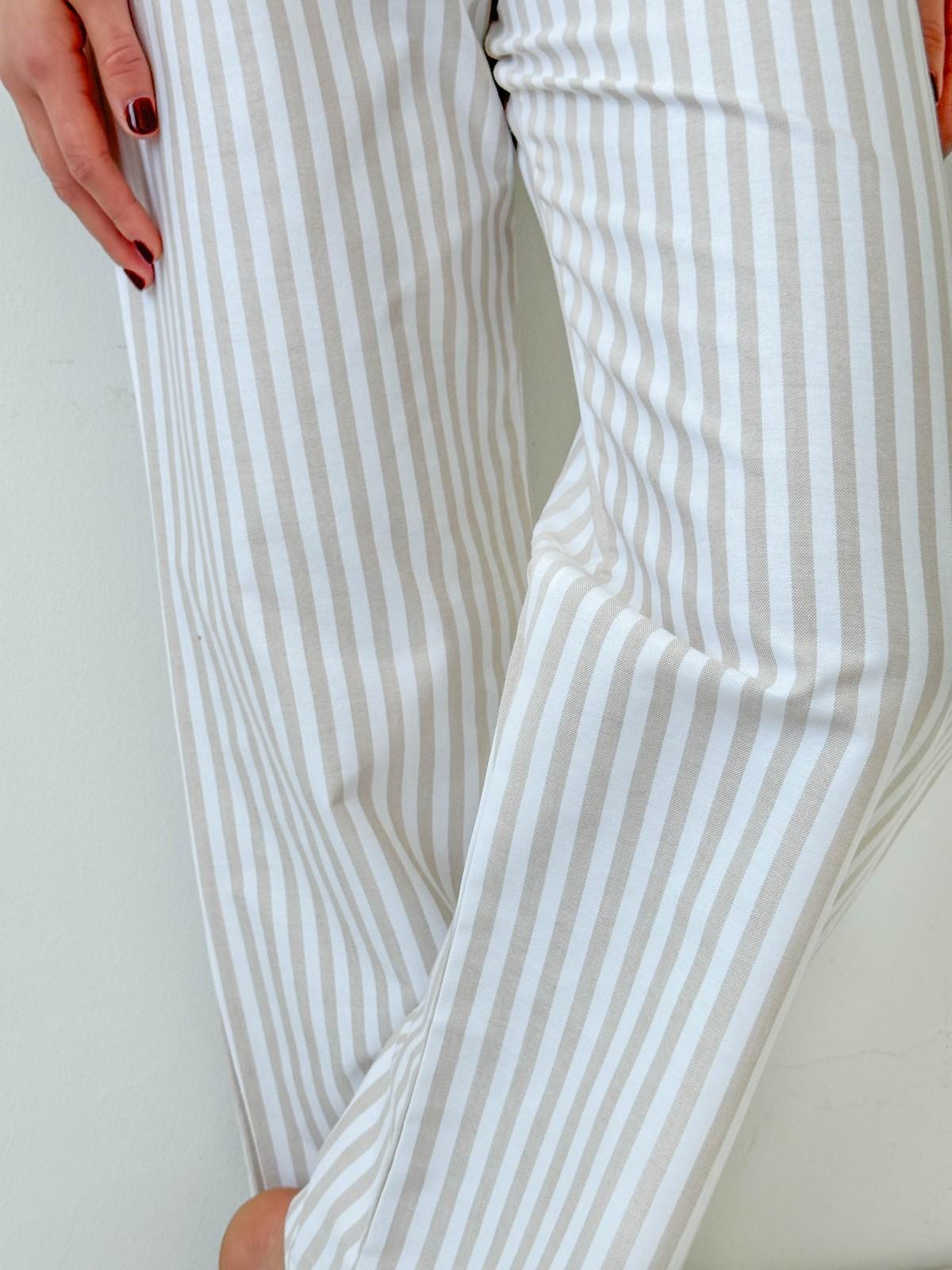 PANTALONI DONNA TAGLIATELLA SABBIA PADFTAG SAB SILVIA SCALMANA