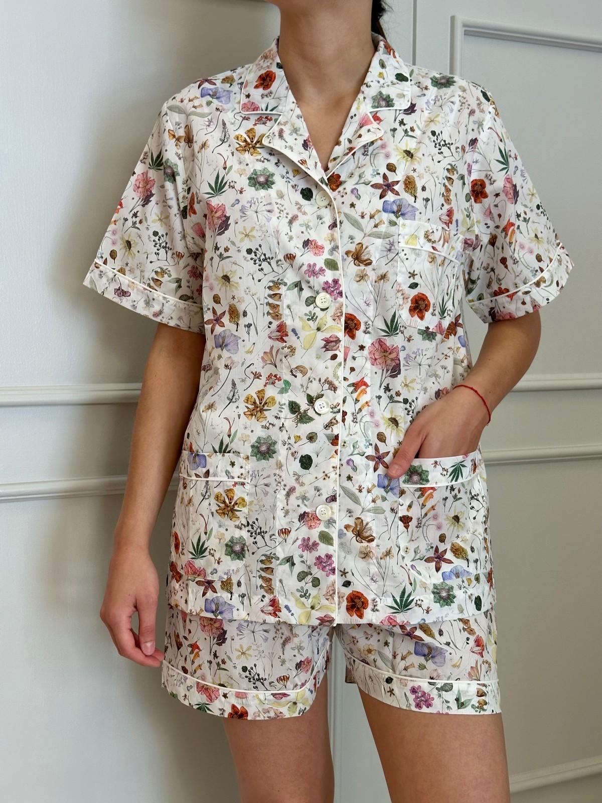 PIGIAMA DONNA LIBERTY CORTO "FLORAL EVE"