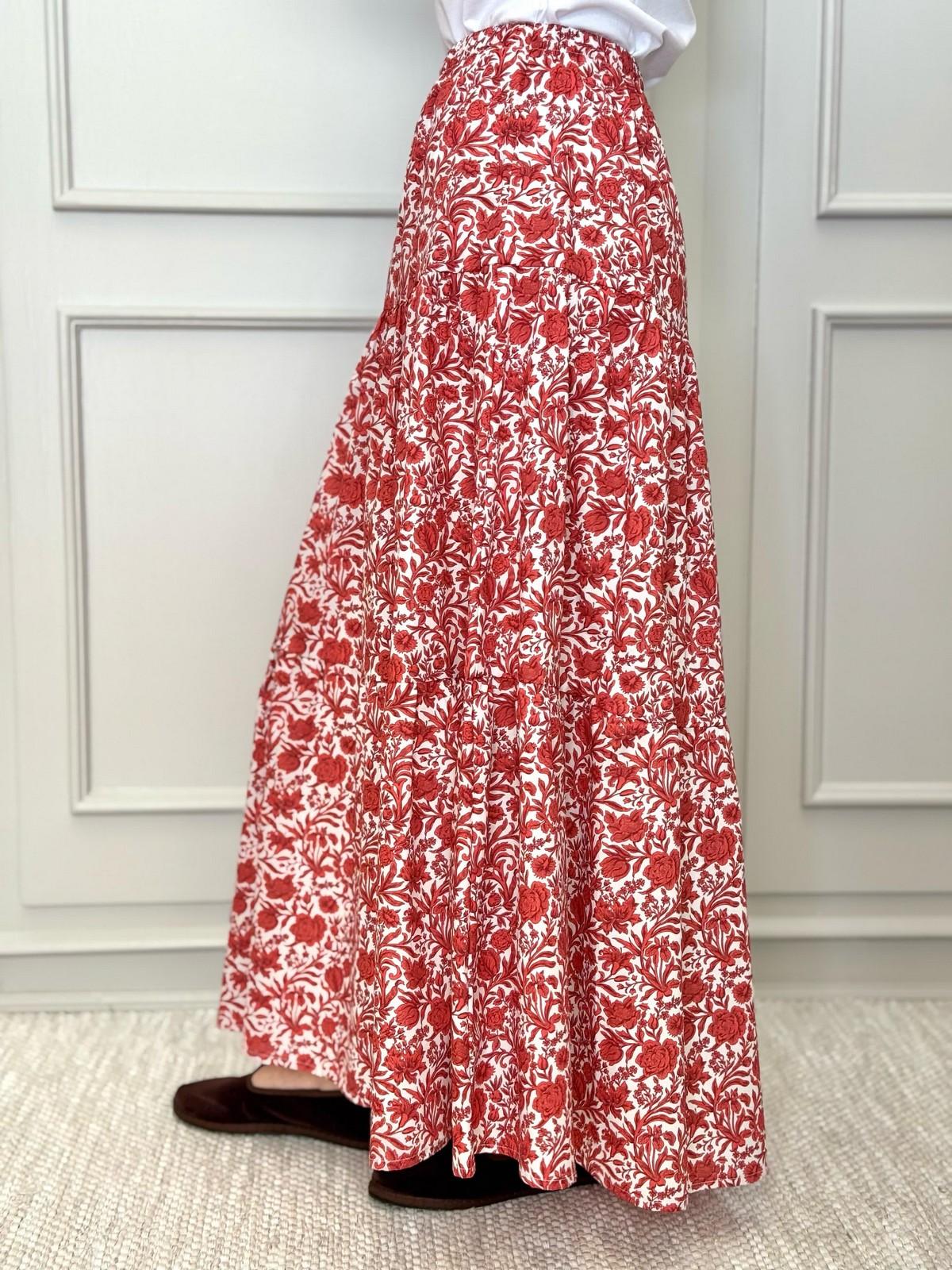 GONNA LIBERTY "SAMBOURNE" ROSSO GODL SAMBOURNEROSSO SILVIA SCALMANA