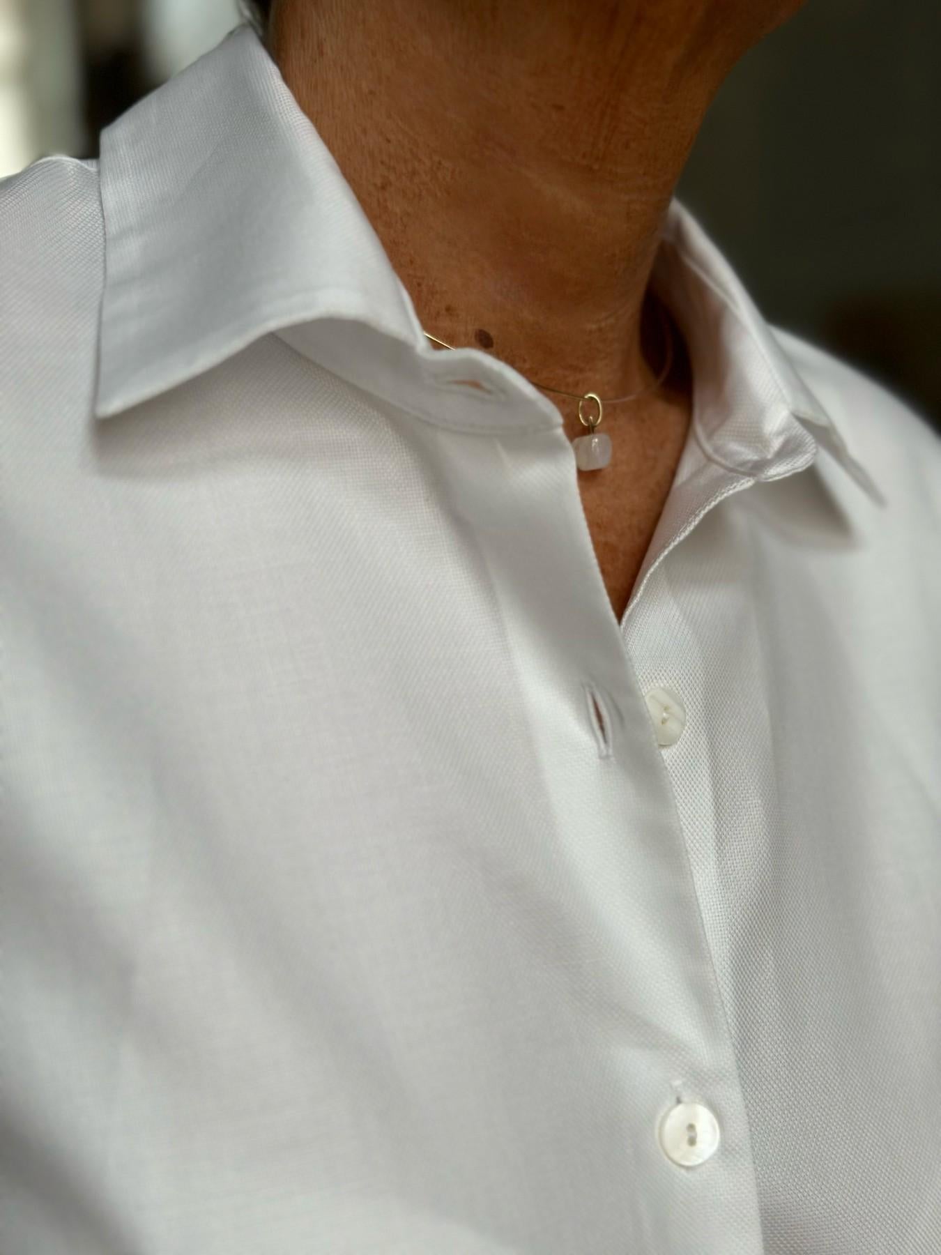 CAMICIA DONNA OXFORD BIANCO