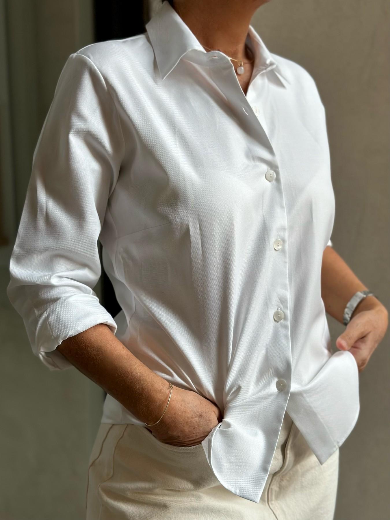 CAMICIA DONNA OXFORD BIANCO