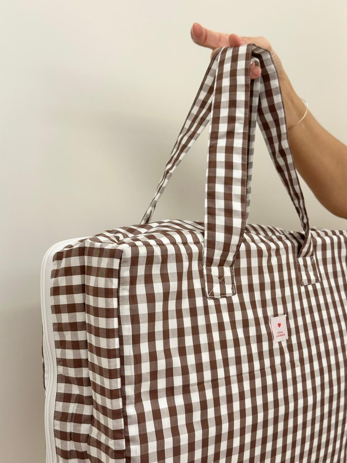 VALIGIA QUADRO MARRONE VANP QDRMAR SILVIA SCALMANA