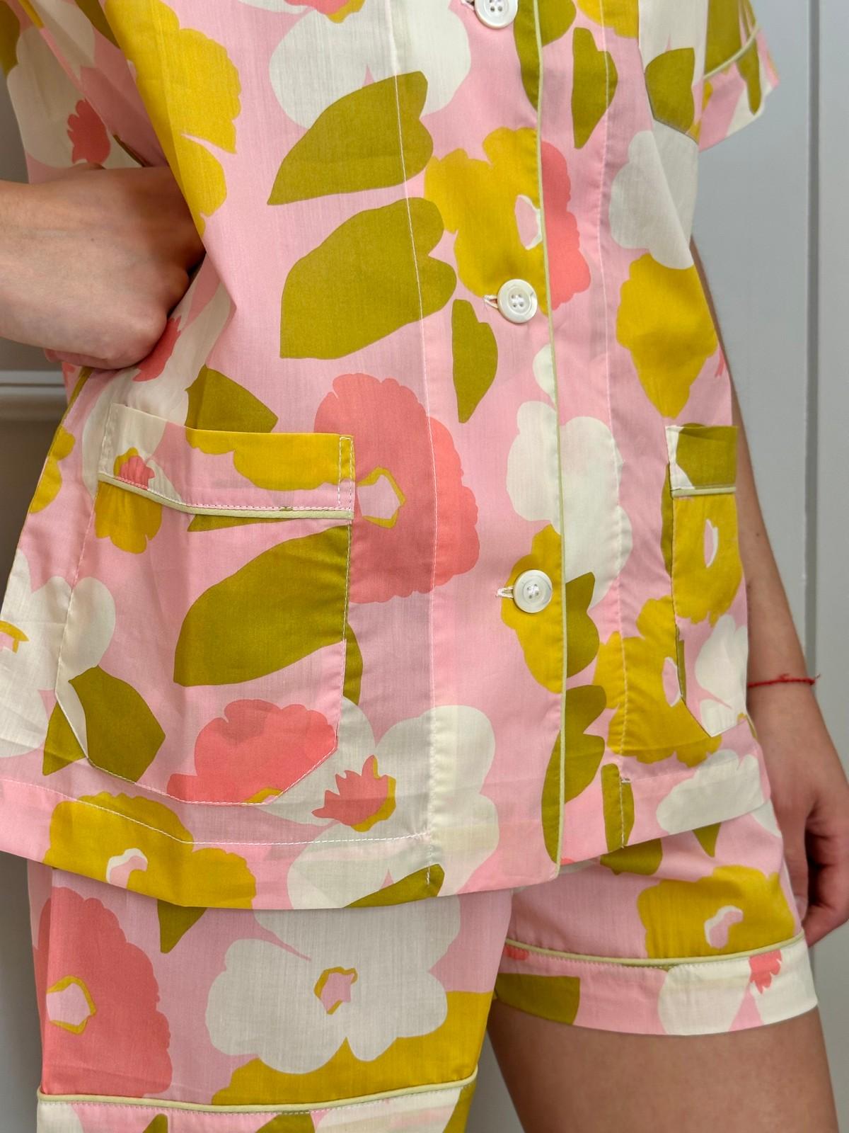 PIGIAMA DONNA LIBERTY CORTO "VERVE POP" ROSA