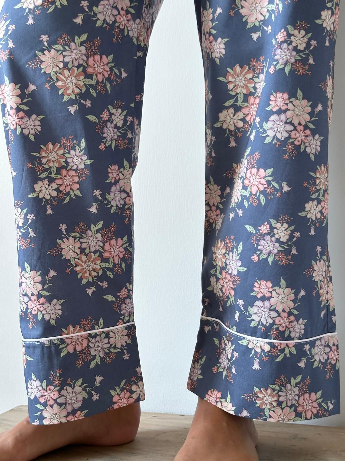 PIGIAMA LIBERTY DONNA "LYNDA ANNE" BLU CODL LYNDAANNEBLU SILVIA SCALMANA