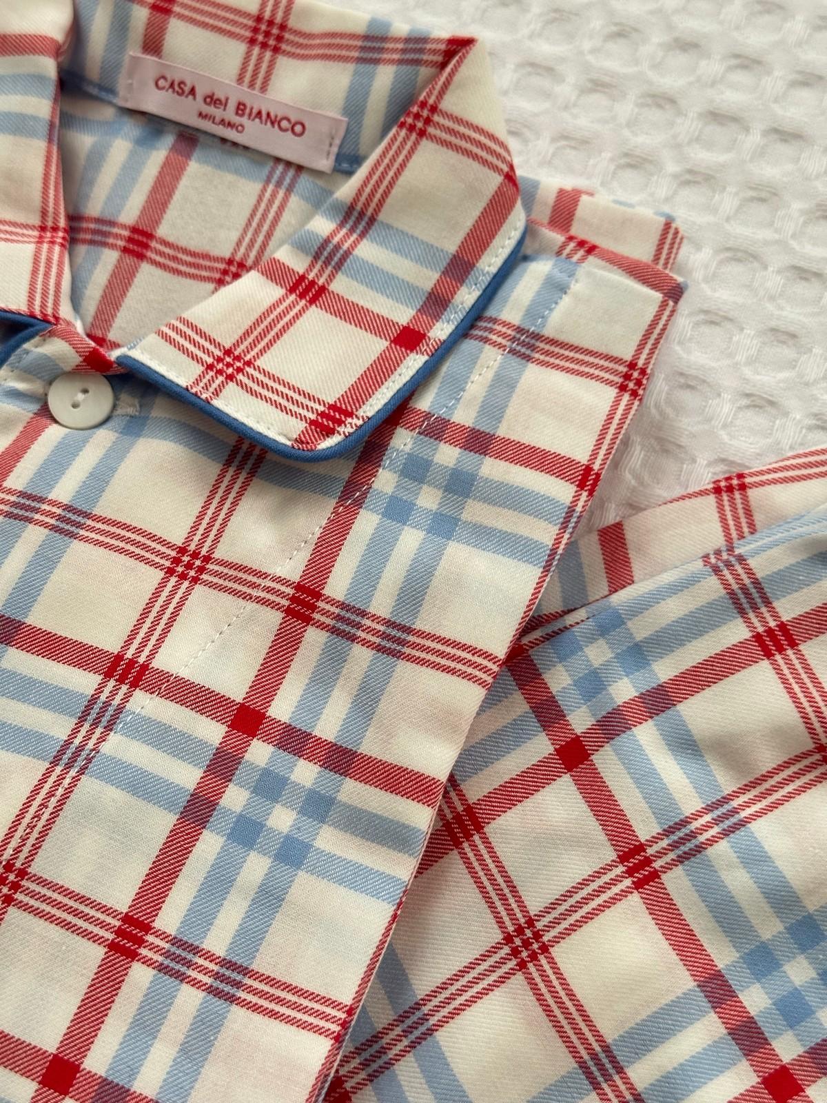 COMPLETO BIMBO SCOZZESE AZZURRO/ROSSO COBFSCO AZZROS SILVIA SCALMANA