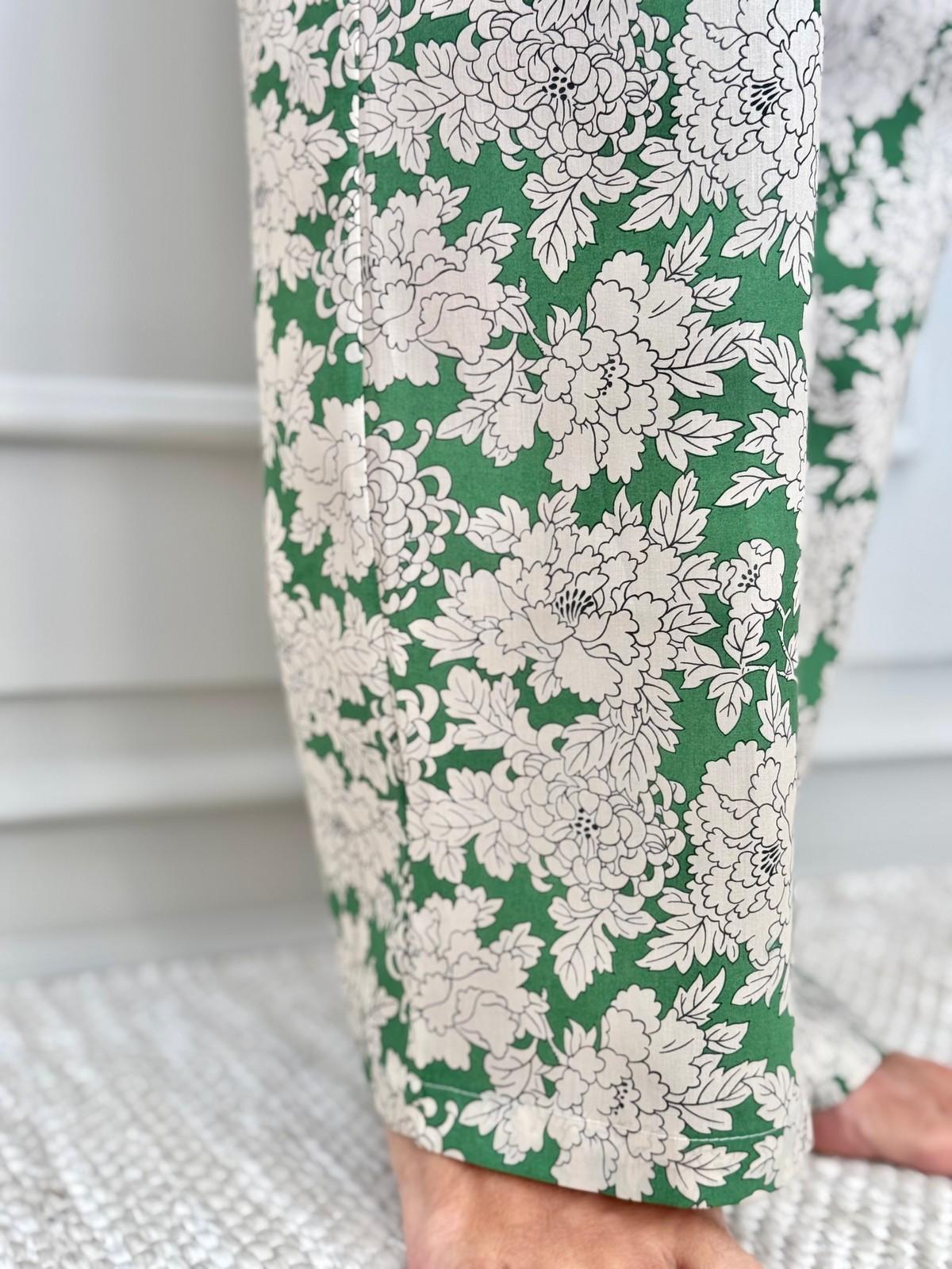 PANTALONI LIBERTY DONNA "COSTUME VERDE" PADL COSTUMEVERDE SILVIA SCALMANA