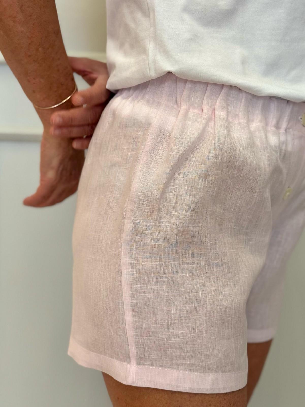 SHORTS DONNA LINO ROSA SHDIUNI RSA SILVIA SCALMANA