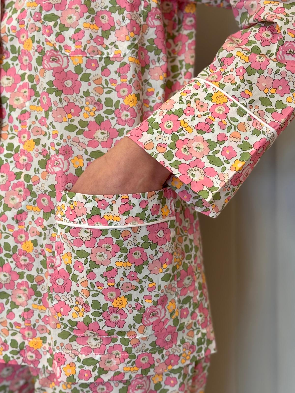 PIGIAMA LIBERTY DONNA "BETSY" FRAGOLA CDLIB BETSYFRAGOLA SILVIA SCALMANA