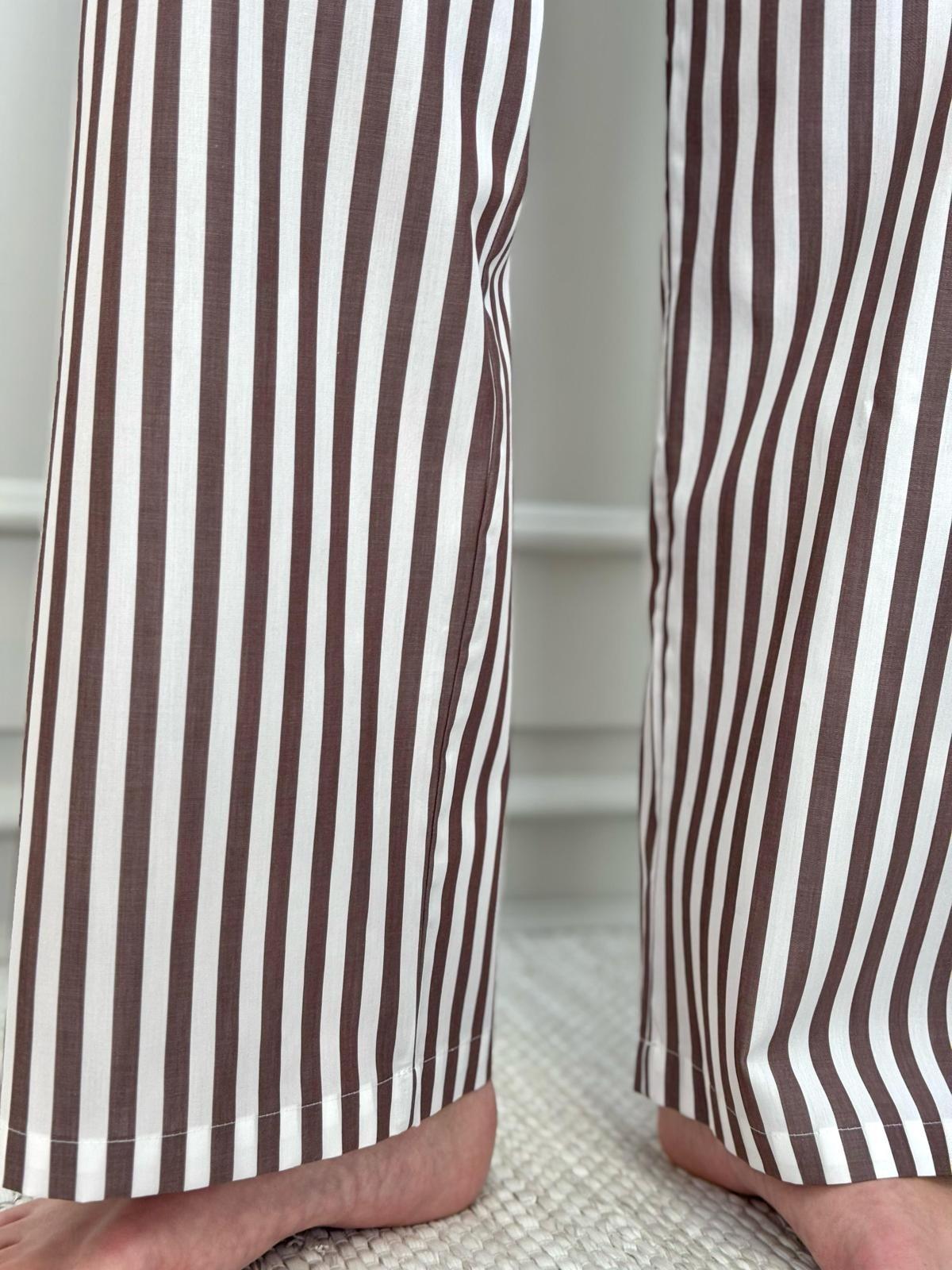 PANTALONI DONNA TAGLIATELLA MARRONE PADPTAG MAR SILVIA SCALMANA