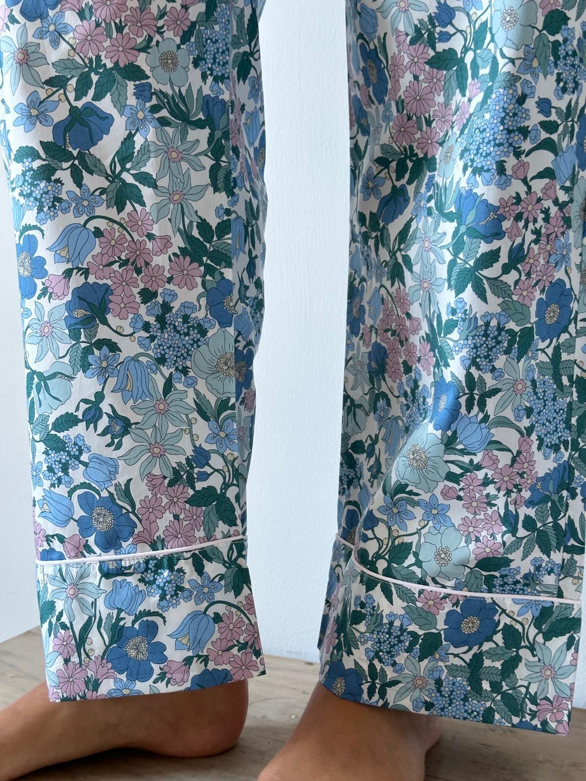 PIGIAMA LIBERTY DONNA "CLARABELL" AZZURRO CODL CLARABELLAZZURRO SILVIA SCALMANA