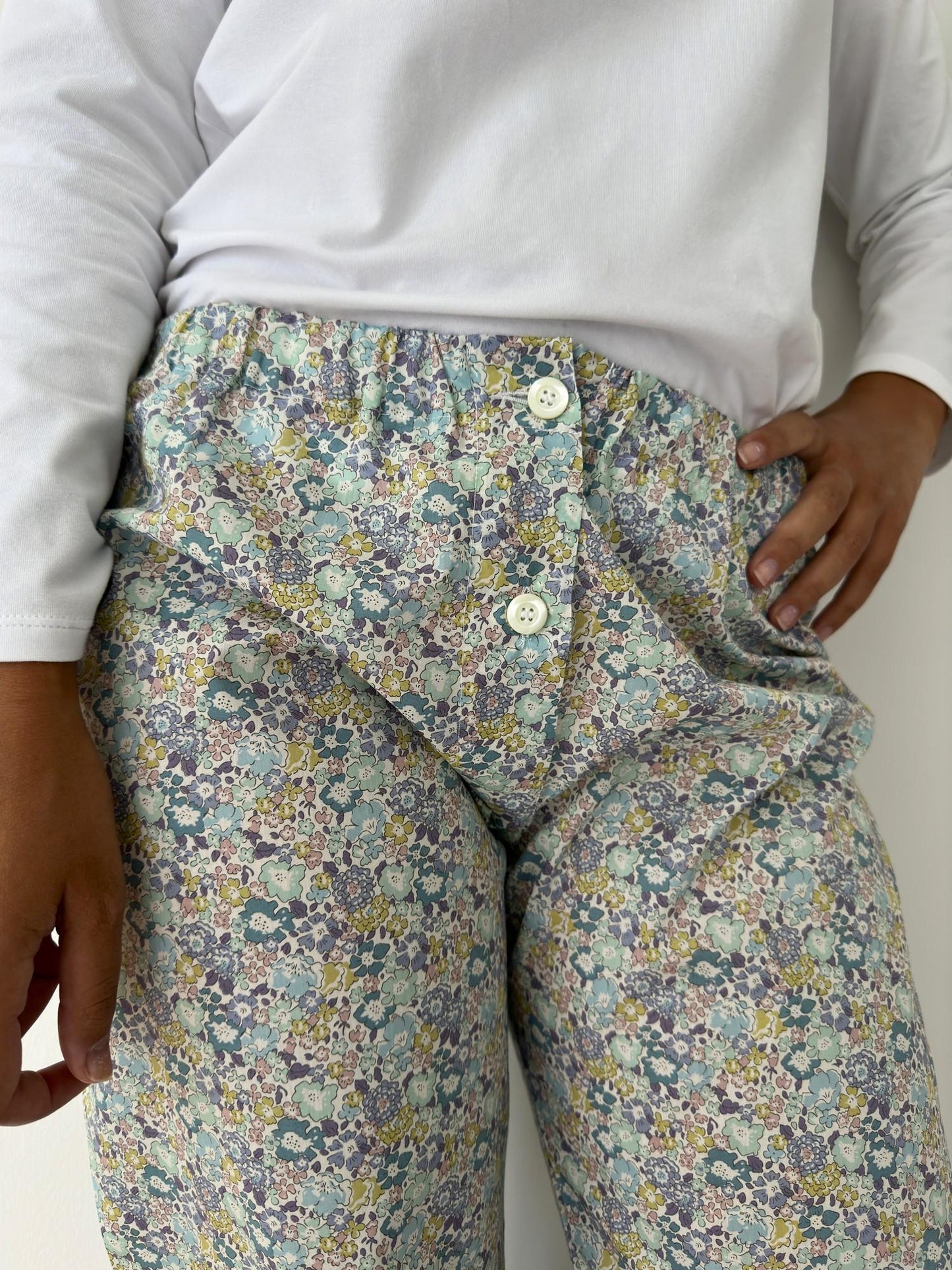 PANTALONI LIBERTY DONNA "MICHELLE" MALVA PDLIB MICHELLEMALVA SILVIA SCALMANA