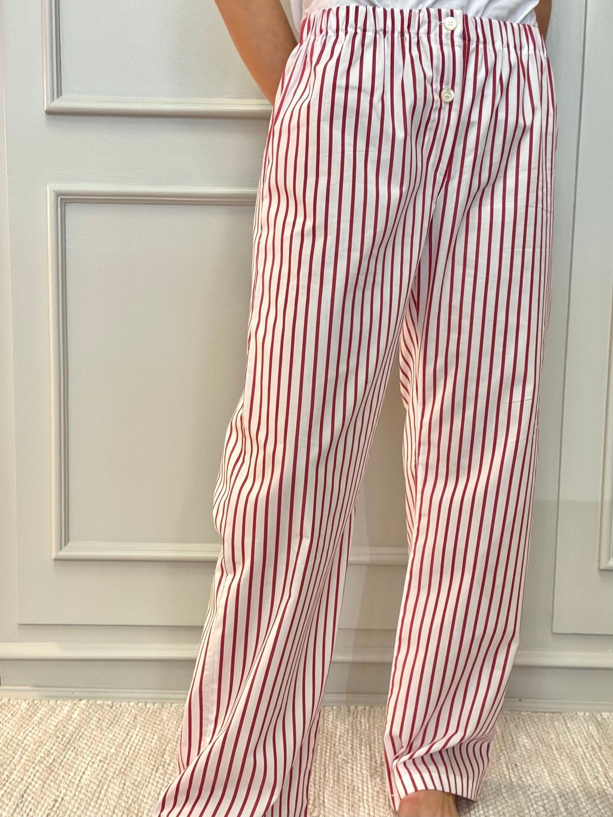 PANTALONI DONNA RIGA ROSSA PADPRIG ROS SILVIA SCALMANA