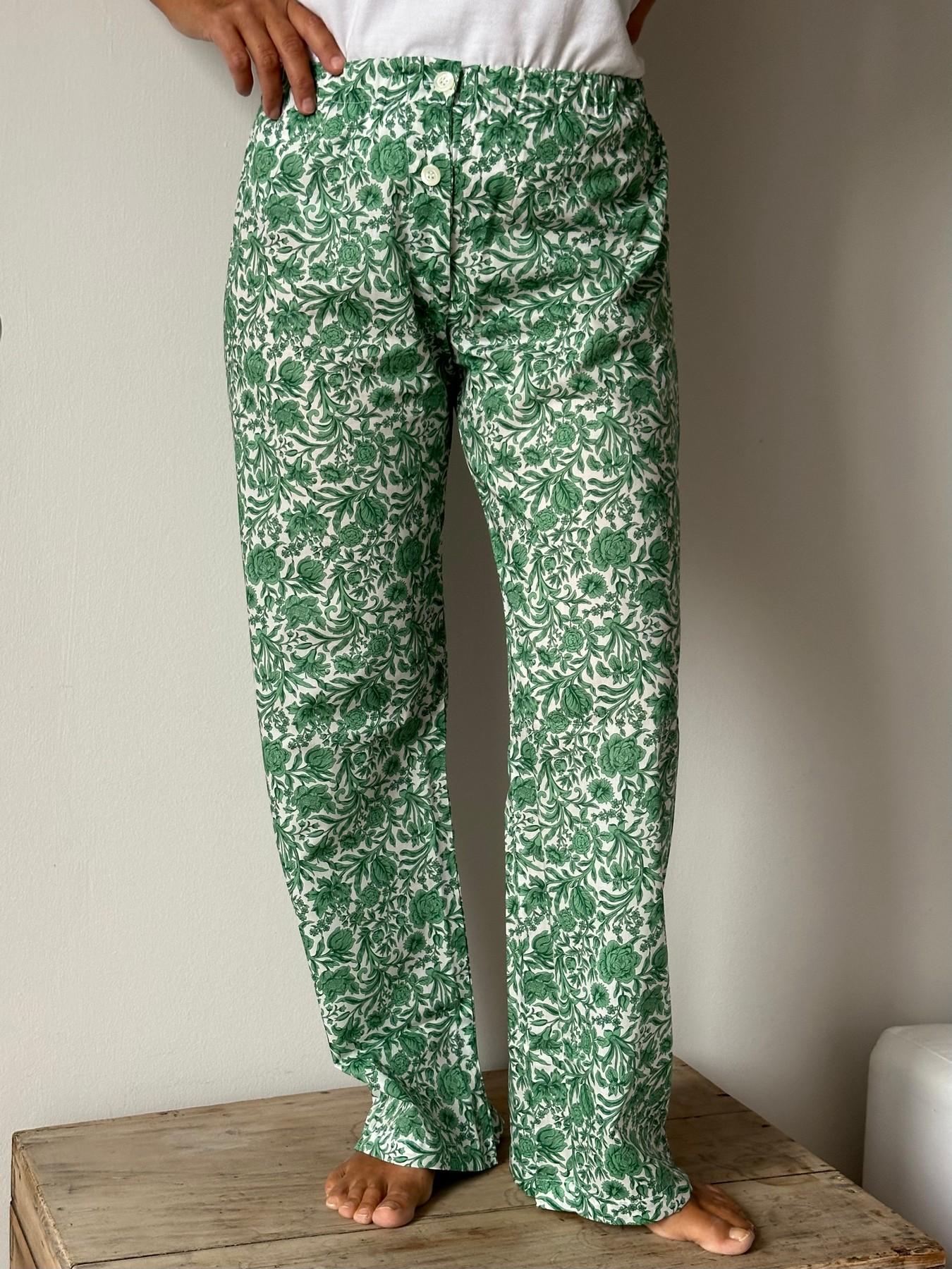 PANTALONI LIBERTY DONNA "SAMBOURNE" PDLIB SAMBOURNEVERDE SILVIA SCALMANA