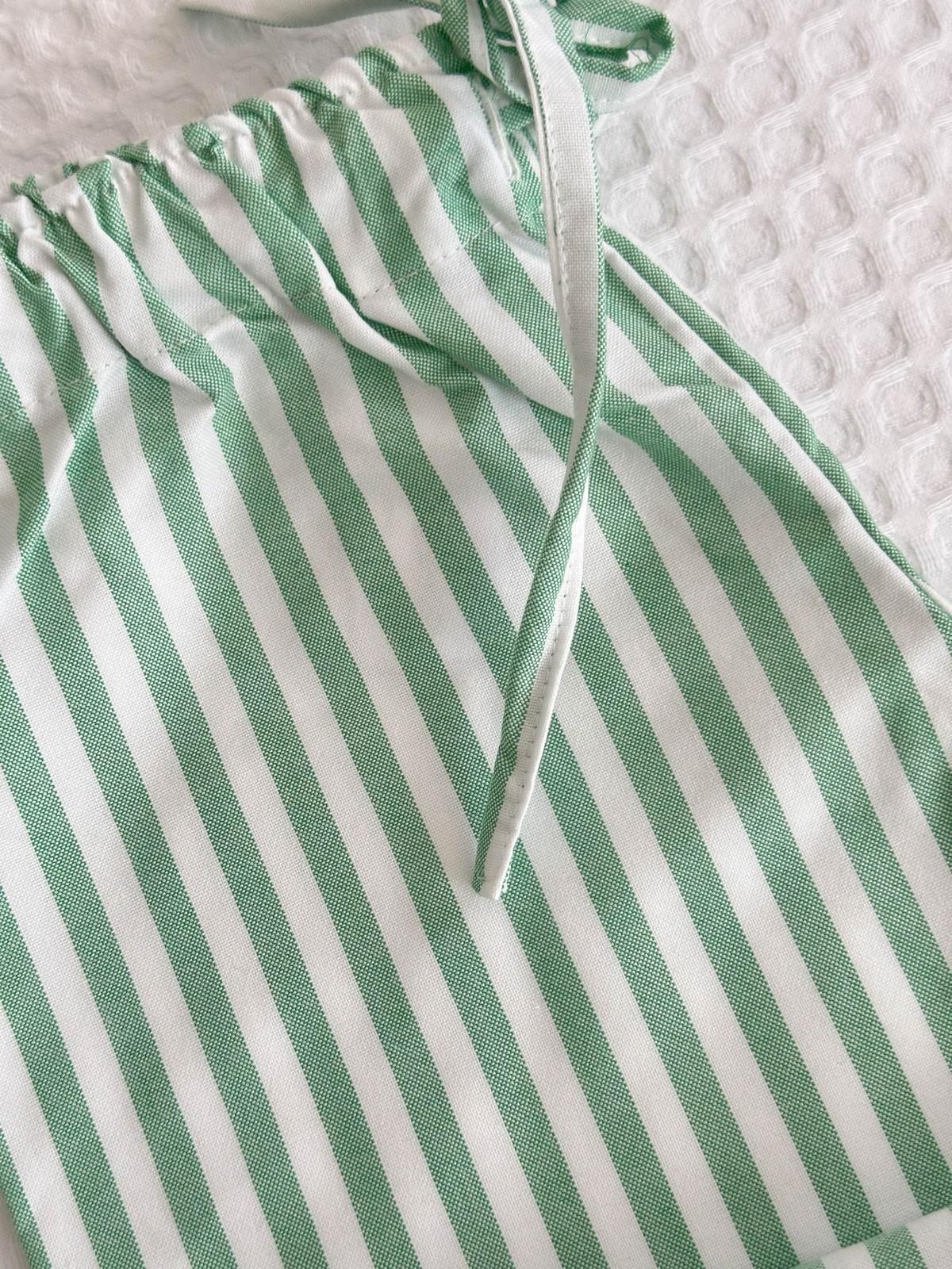 PANTALONI BIMBO TAGLIATELLA VERDE PABFTAG VER SILVIA SCALMANA