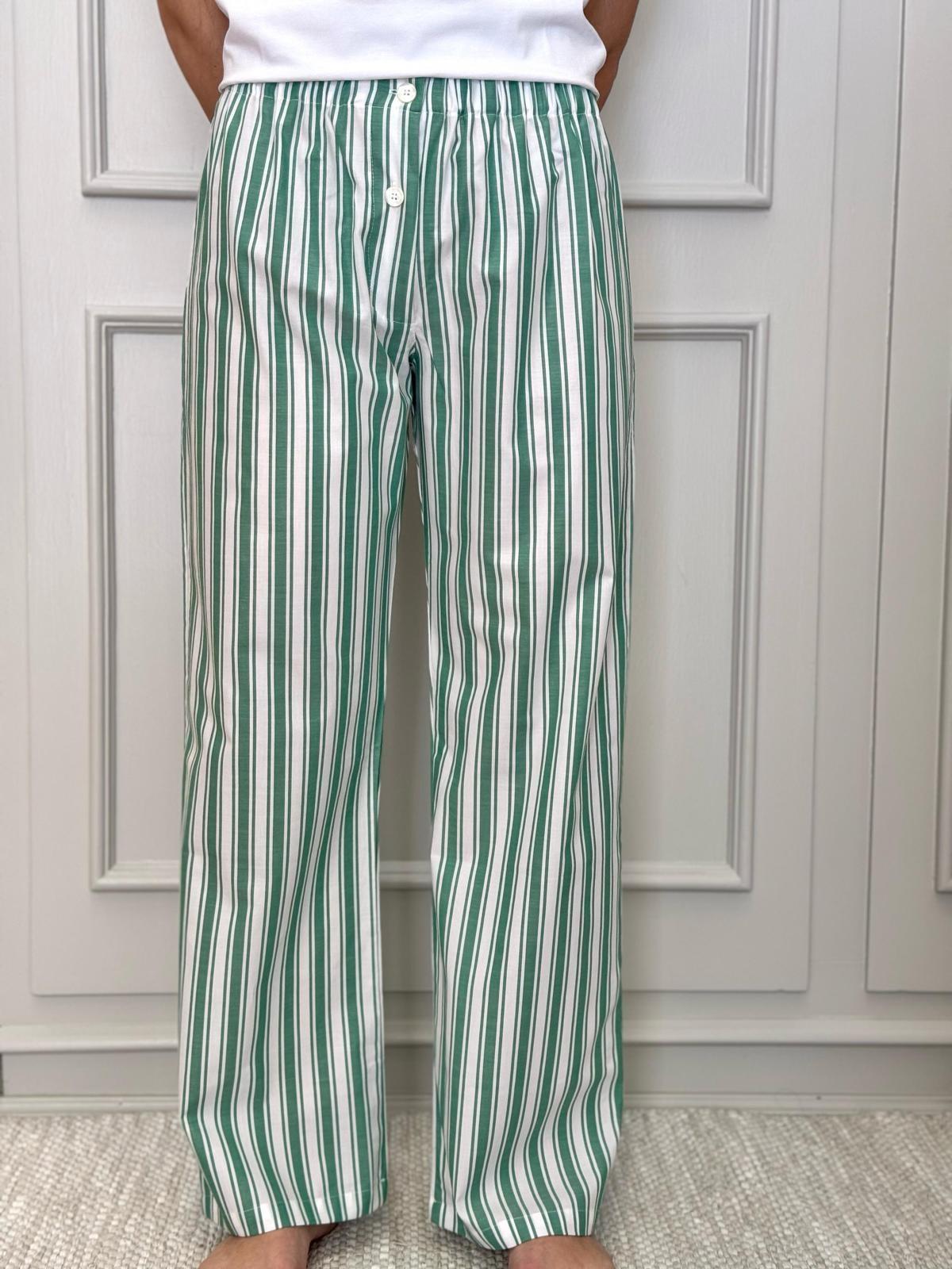 PANTALONI DONNA RIGONE VERDE PADPRGO VER SILVIA SCALMANA