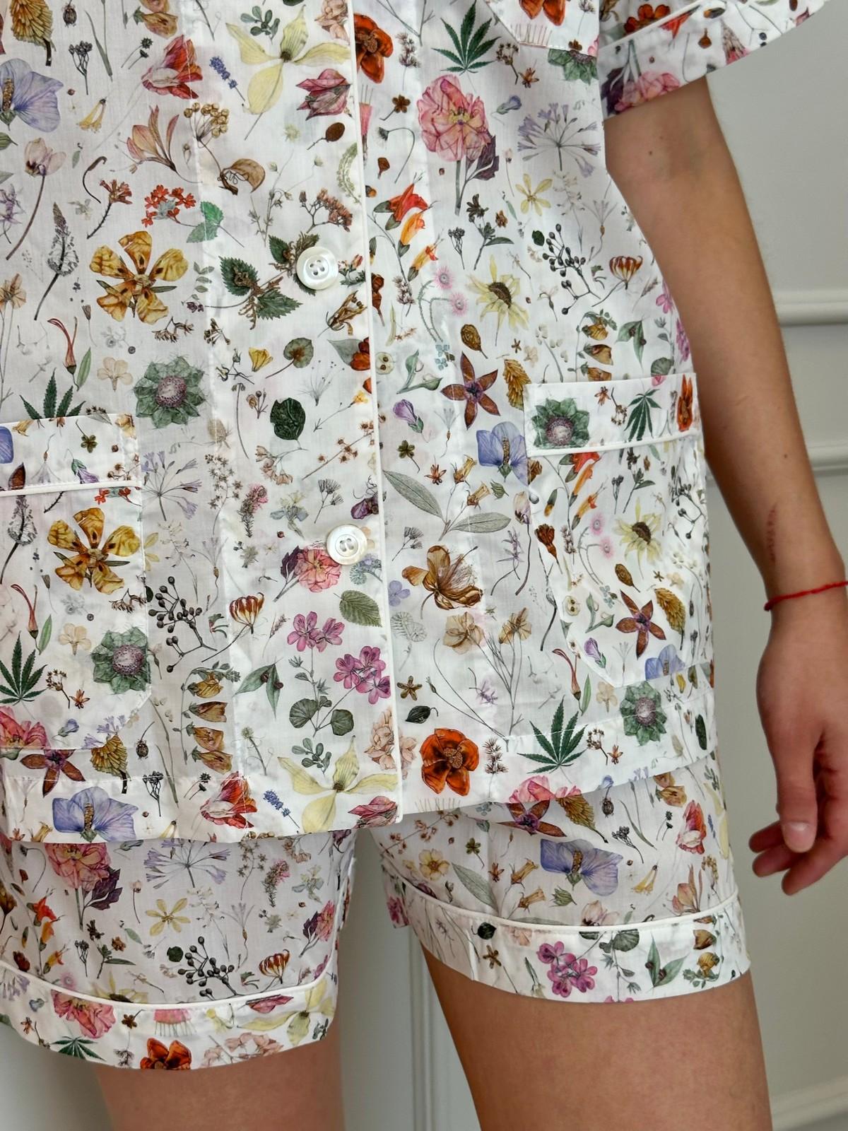 PIGIAMA DONNA LIBERTY CORTO "FLORAL EVE"