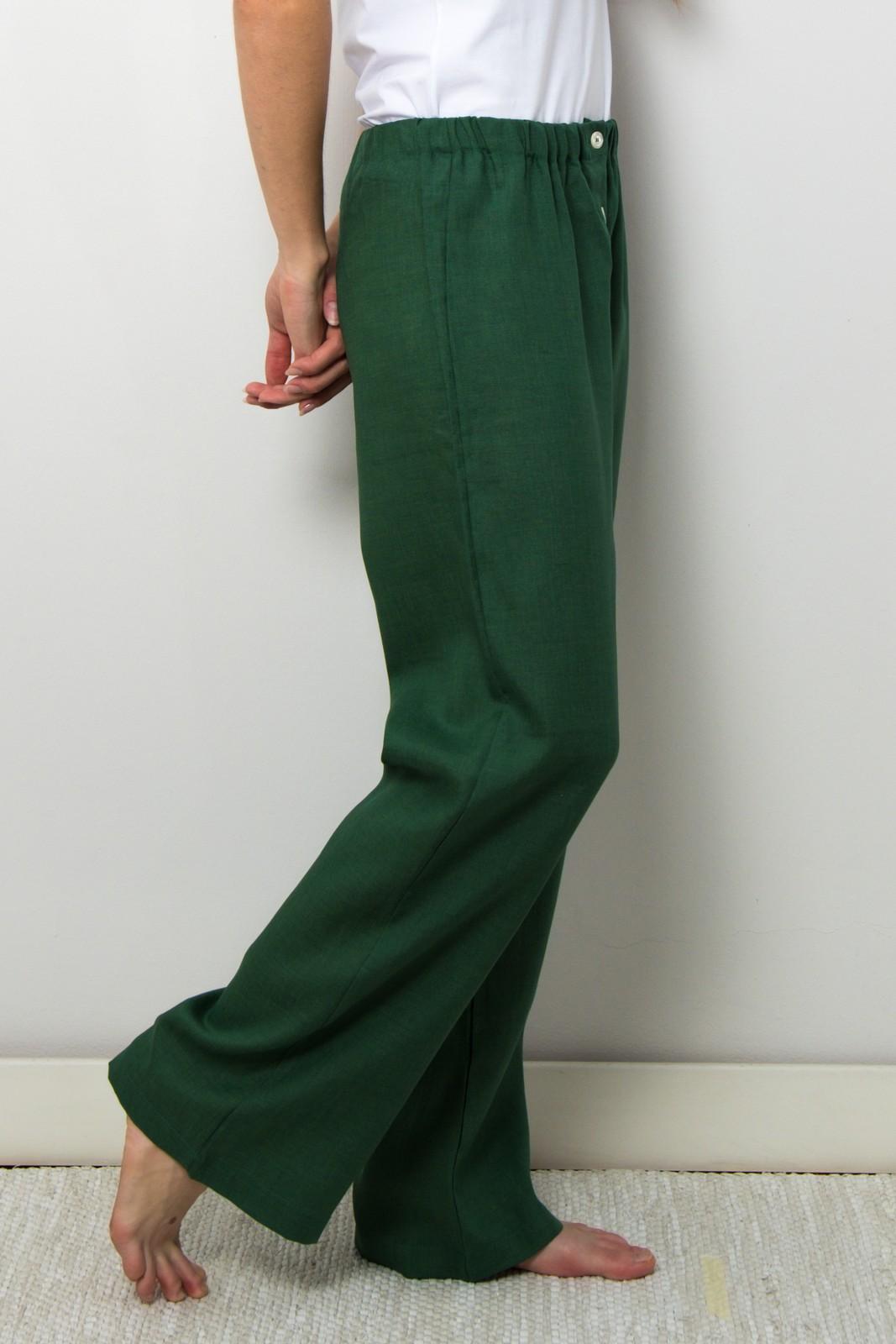 PANTALONI LINO UNITO VERDONE PADIUNI VER SILVIA SCALMANA