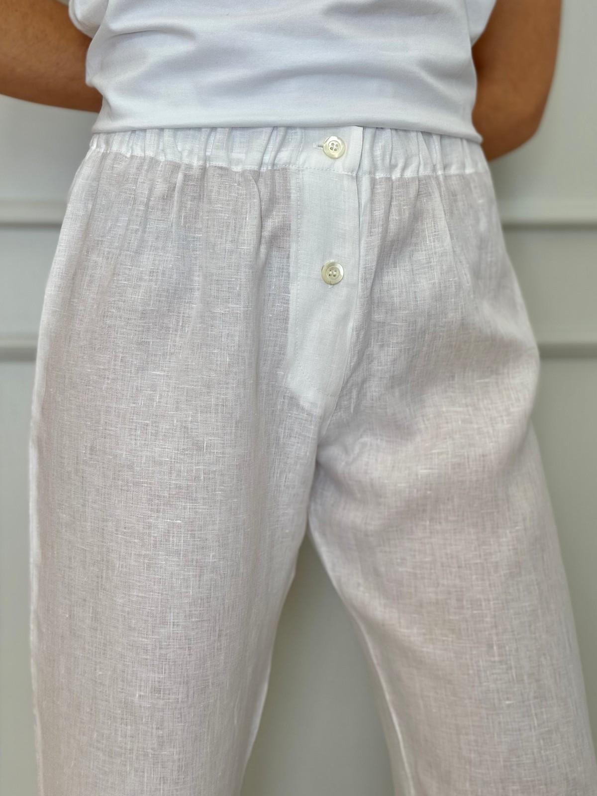 PANTALONI DONNA LINO BIANCO PADIUNI BIA SILVIA SCALMANA
