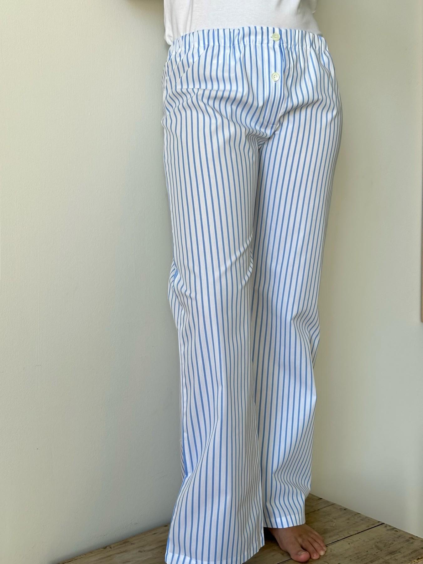 PANTALONI DONNA RIGA AZZURRA PDPOP RIGAAZZURRA SILVIA SCALMANA