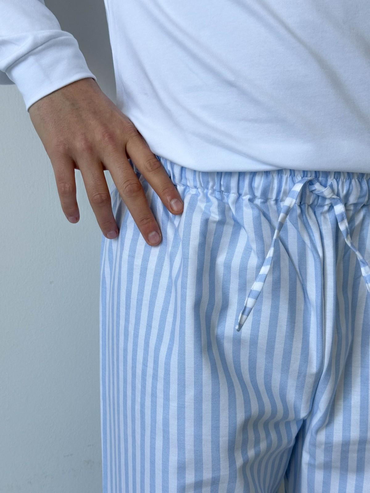 PANTALONI UOMO TAGLIATELLA AZZURRA PAUFTAG AZZ SILVIA SCALMANA