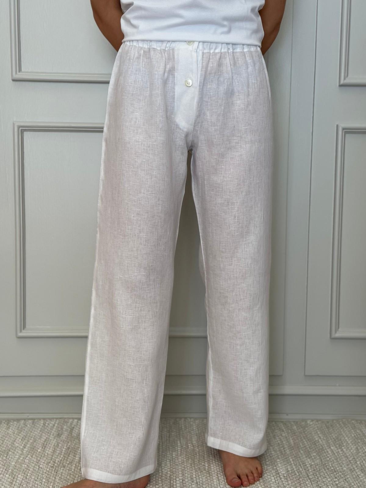PANTALONI DONNA LINO BIANCO PADIUNI BIA SILVIA SCALMANA