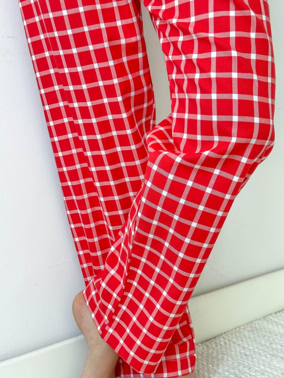 COMPLETO DONNA FINESTRATO ROSSO CODFFIN ROSLAT SILVIA SCALMANA