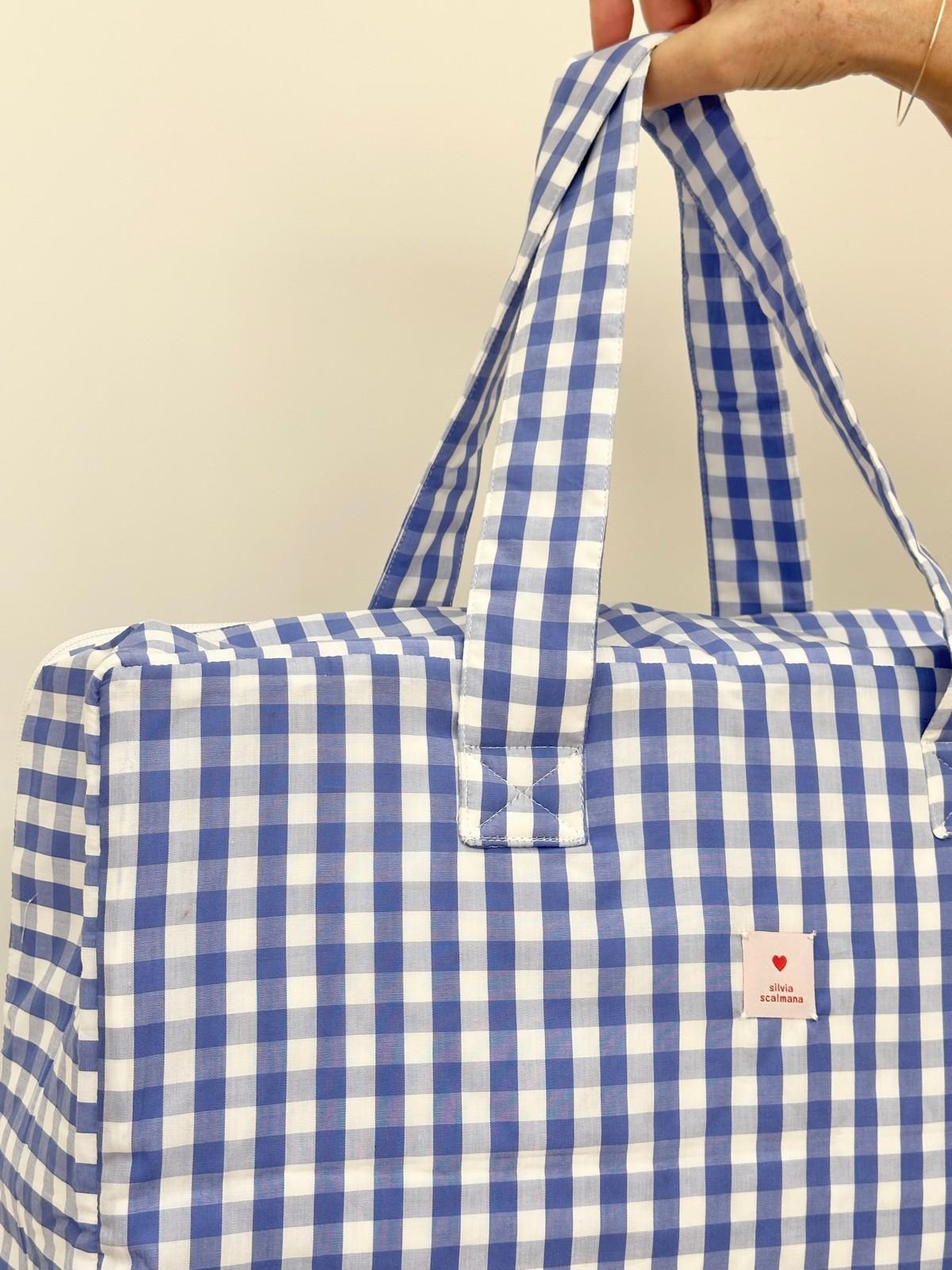 VALIGIA QUADRO AZZURRO VANP QDRAZZ SILVIA SCALMANA