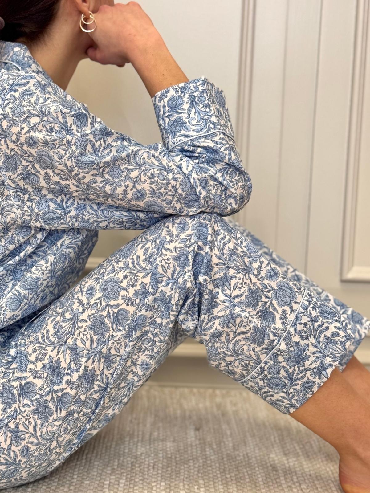 PIGIAMA LIBERTY DONNA "SAMBOURNE" CDLIB SAMBOURNEAZZURRO SILVIA SCALMANA