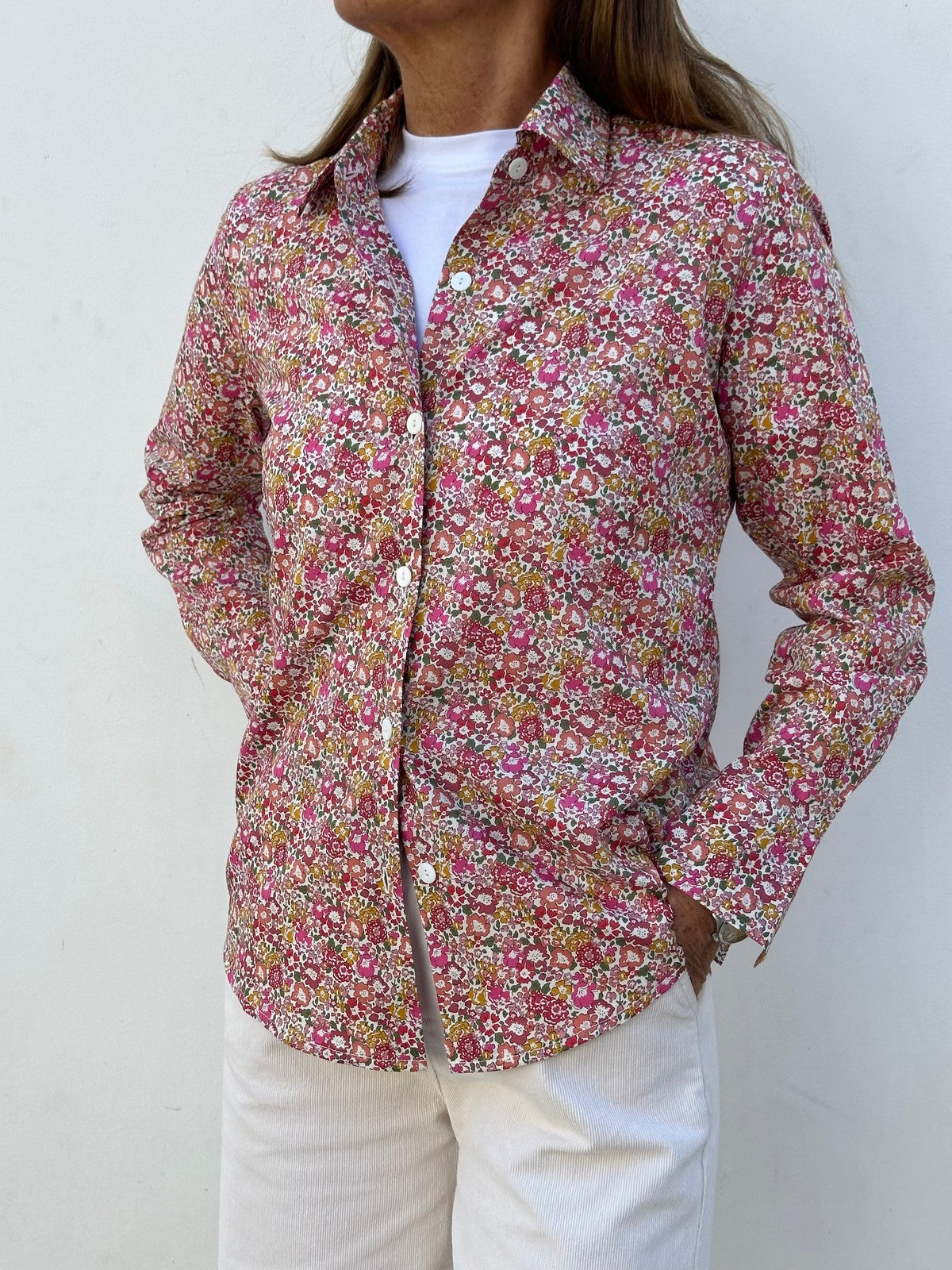 CAMICIA LIBERTY MICHELLE ROSA CADL MICHELLEROSA CASA DEL BIANCO 