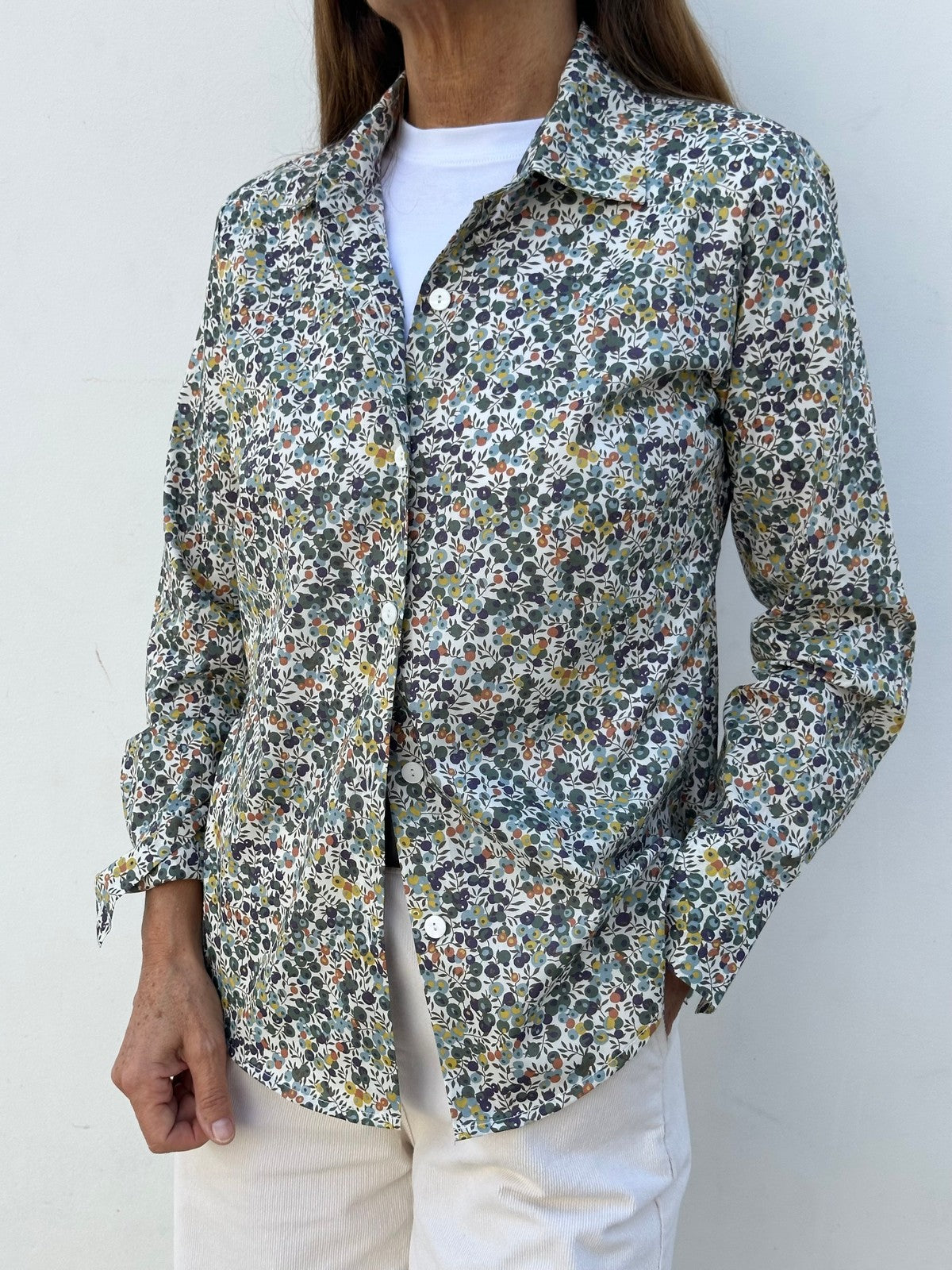 CAMICIA LIBERTY WILTSHIRE VERDE CADL WILTSHIREVERDE CASA DEL BIANCO 