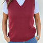 GILET LANA DONNA BORDEAUX GILTDL BORDEAUX CASA DEL BIANCO 