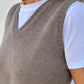 GILET LANA DONNA ICE GILTDL MOKA CASA DEL BIANCO 
