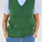 GILET LANA DONNA VERDE LAURO GILTDL VERDELAURO CASA DEL BIANCO 
