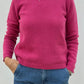 GOLF GIROCOLLO DONNA LANA CICLAMINO GIRTDL CICLAMINO CASA DEL BIANCO 
