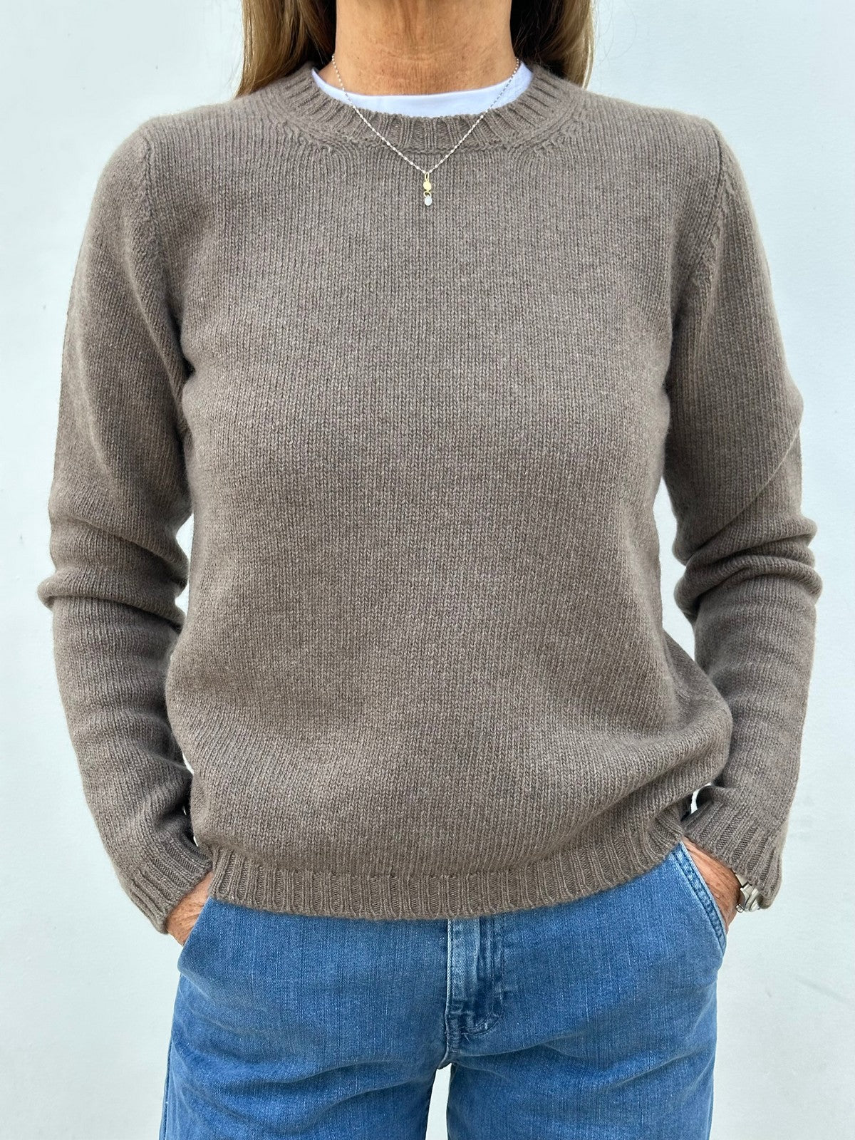 GOLF GIROCOLLO DONNA LANA MOKA GIRTDL MOKA CASA DEL BIANCO 