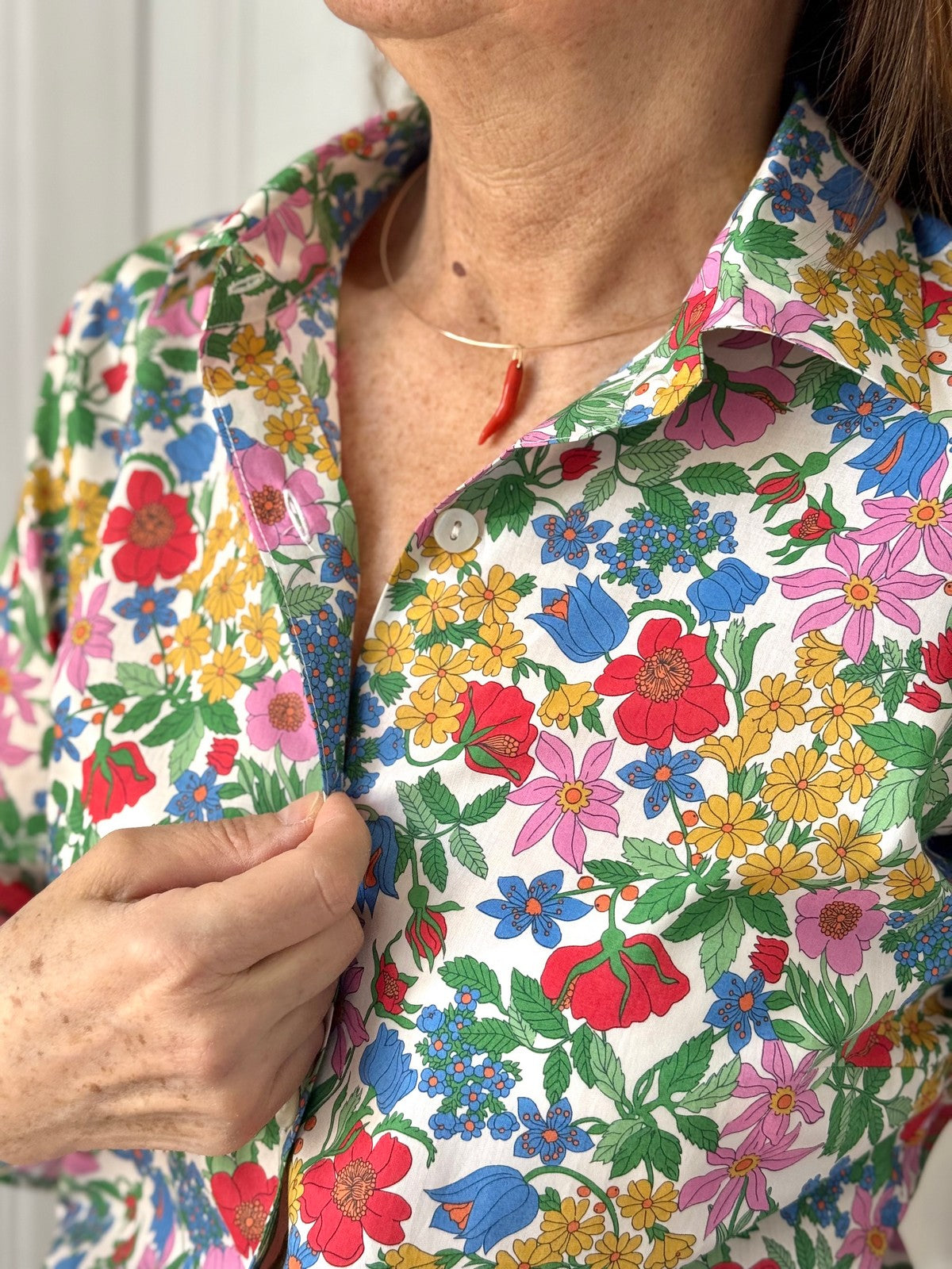 CAMICIA LIBERTY DONNA "CLARABELL" CADL CLARABELL SILVIA SCALMANA 