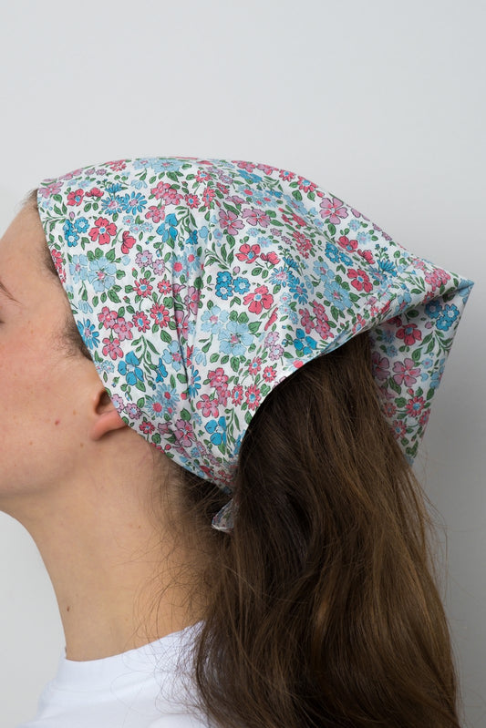 BANDANA LIBERTY ADELAJDA AZZURRO BADL ADEAZZURRO SILVIA SCALMANA 