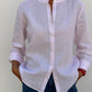 CAMICIA COREANA LINO UNITO ROSA CKDIUNI RSA SILVIA SCALMANA 