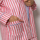 COMPLETO DONNA LINO TAGLIATELLA ROSSA PROFILO AZZURRO CODITAG ROSAZZ SILVIA SCALMANA 