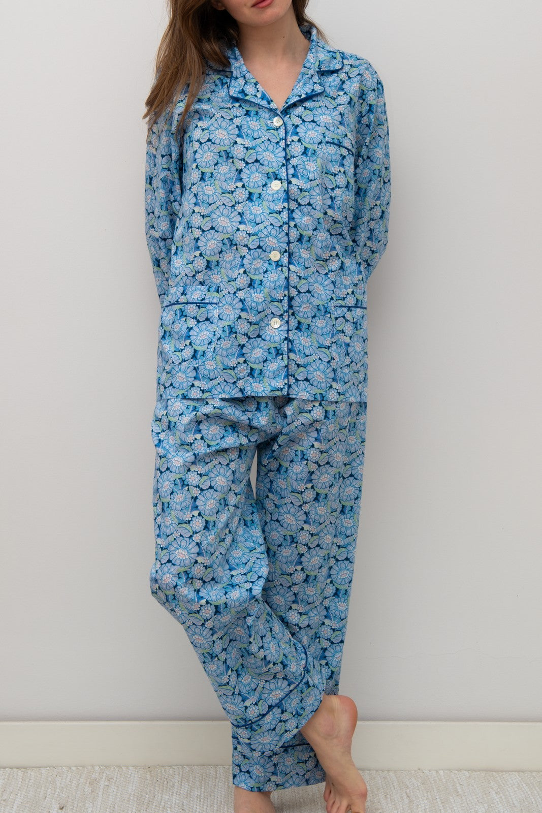 COMPLETO LIBERTY DONNA CLIFFORD STREET AZZURRO CODL CLIFFORDAZZURRO SILVIA SCALMANA 