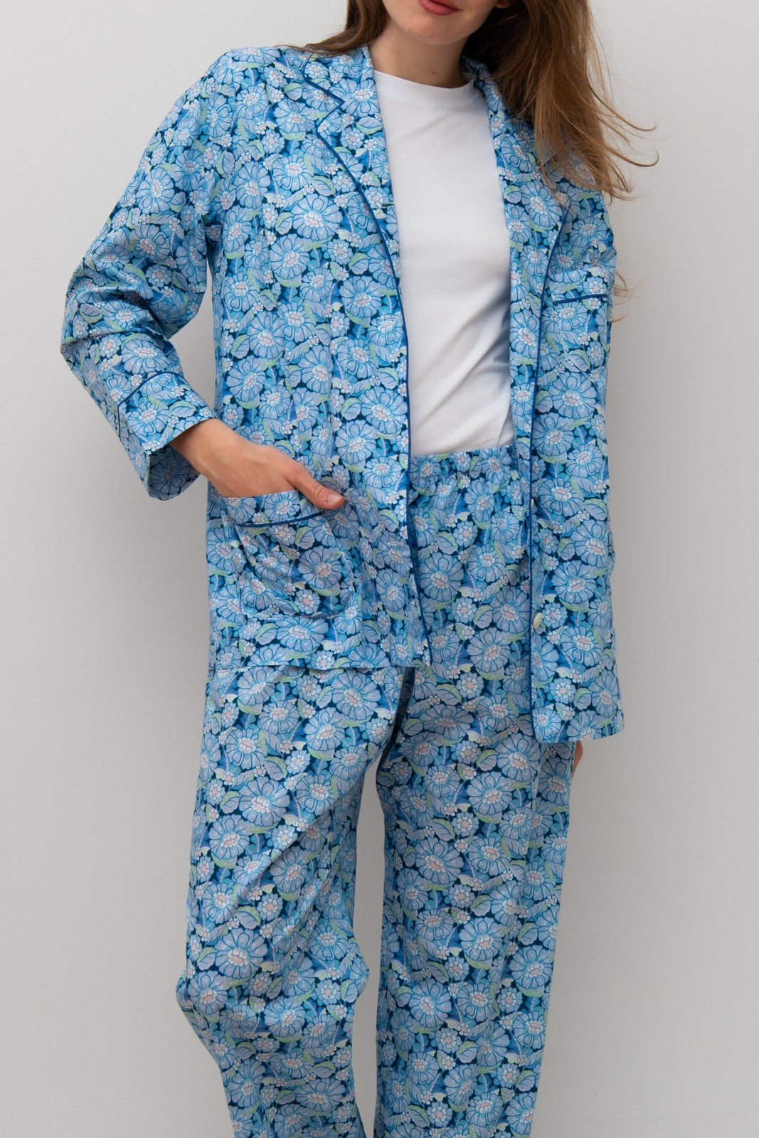 COMPLETO LIBERTY DONNA CLIFFORD STREET AZZURRO CODL CLIFFORDAZZURRO SILVIA SCALMANA 