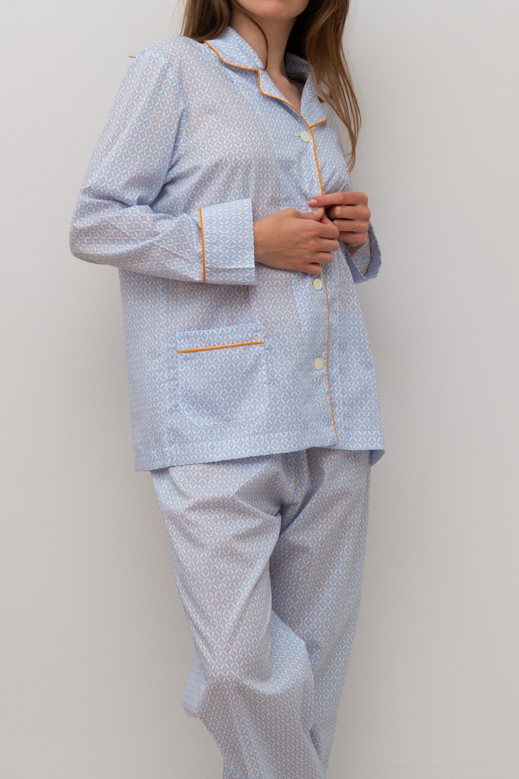 COMPLETO LIBERTY DONNA CLOVER FIELDS AZZURRO CODL CLOVERAZZURRO SILVIA SCALMANA 