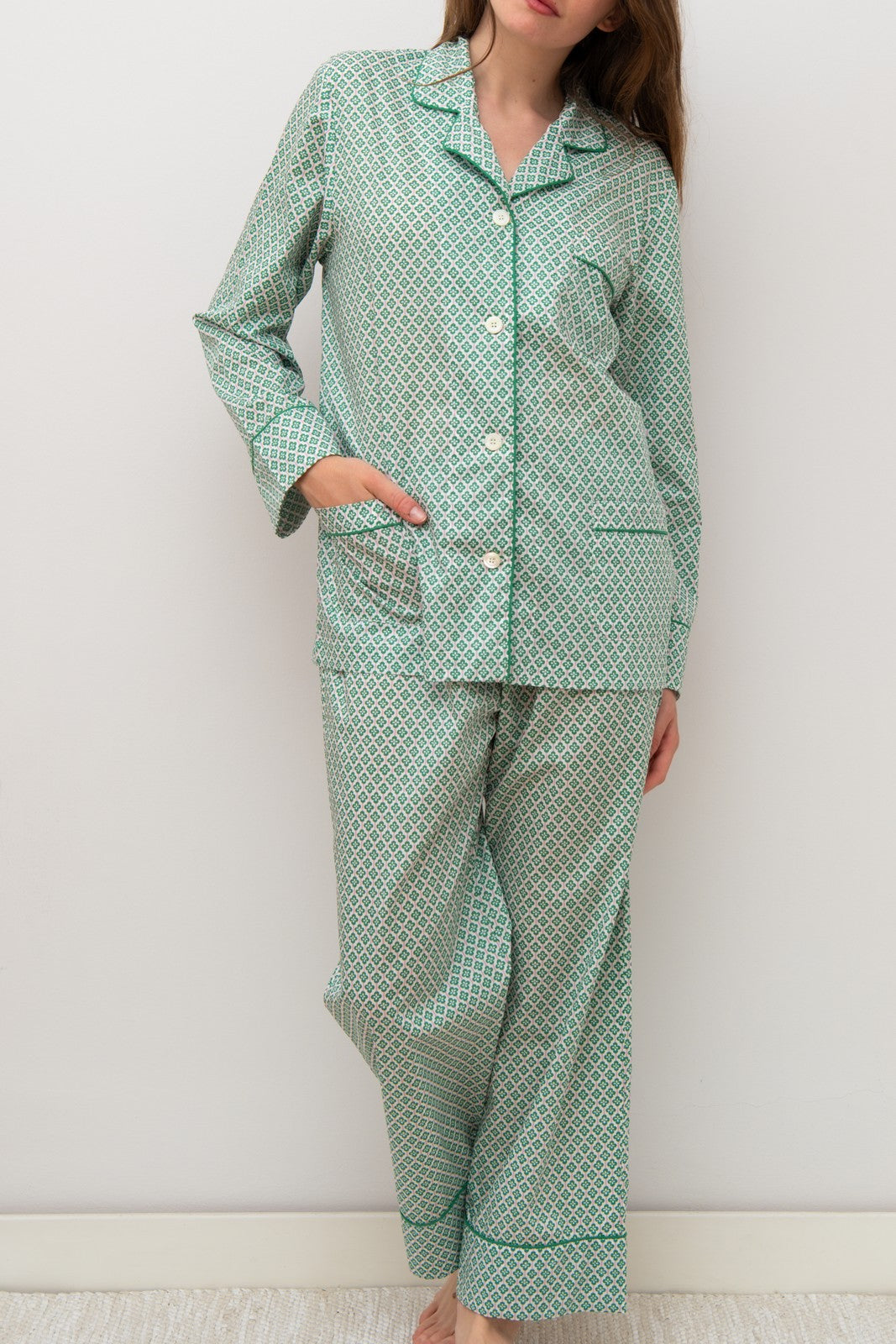 COMPLETO DONNA LIBERTY CLOVER FIELDS VERDE CODL CLOVERVERDE SILVIA SCALMANA 