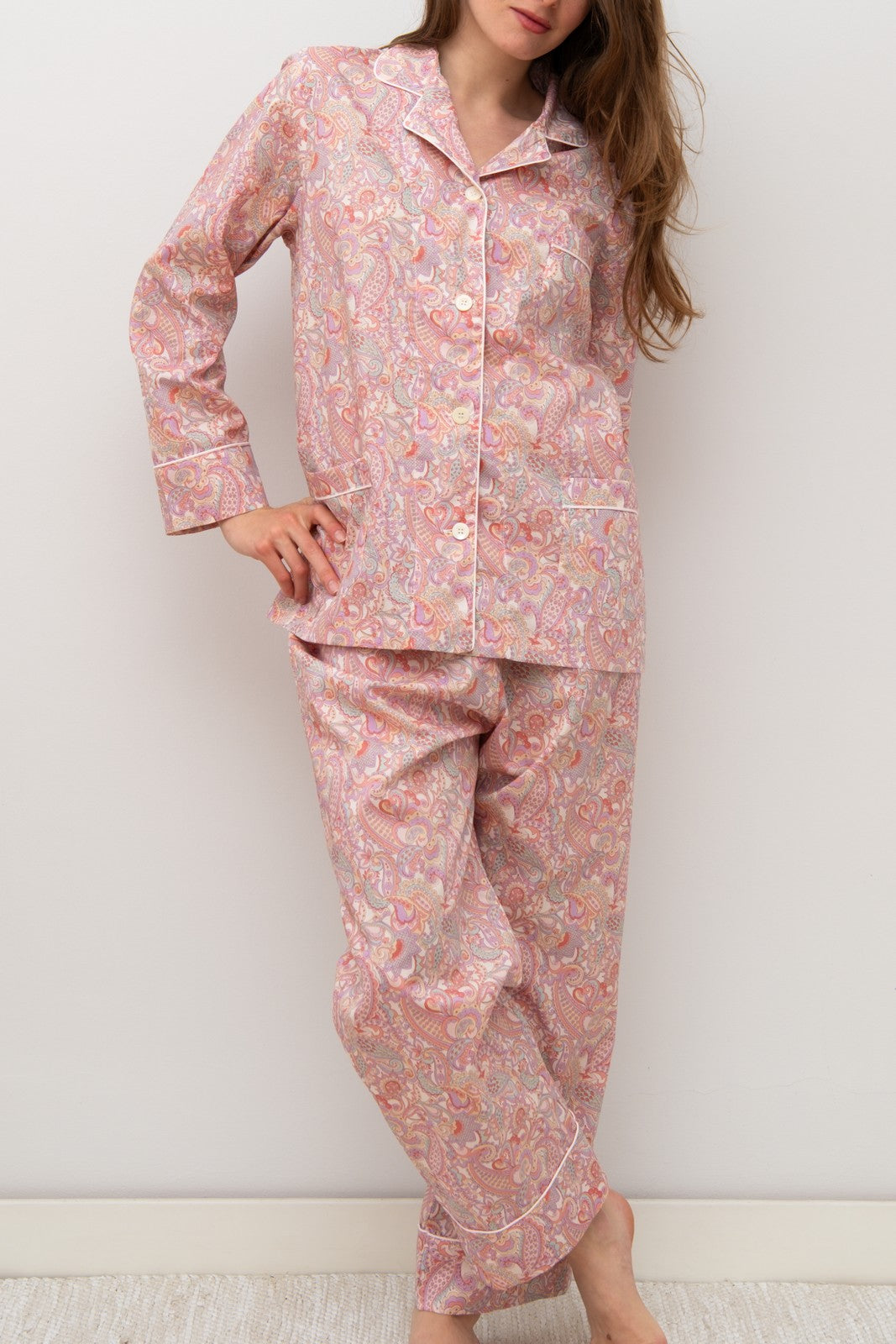COMPLETO DONNA LIBERTY MR PAISLEY ROSA CODL MRPAISLEYROSA SILVIA SCALMANA 