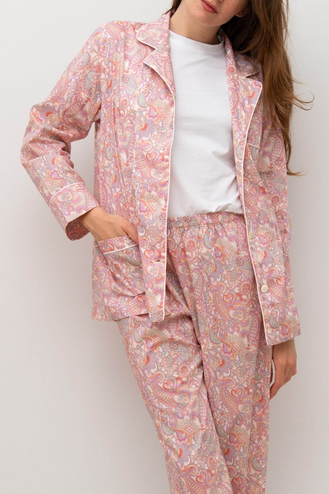 COMPLETO DONNA LIBERTY MR PAISLEY ROSA CODL MRPAISLEYROSA SILVIA SCALMANA 
